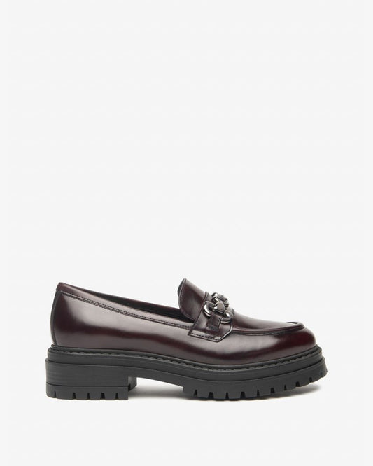 Chunky Loafer in Burgundy