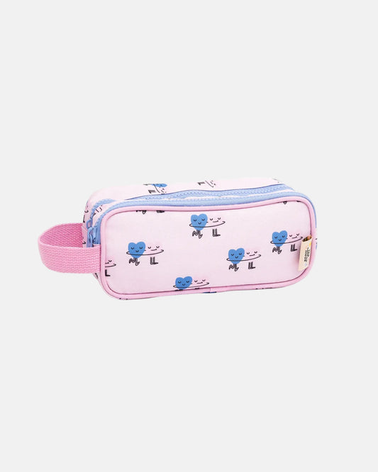 Pencil Case with Dancing Hearts