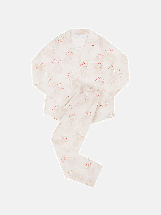 Long Pyjamas Set in Jellyfish Blush
