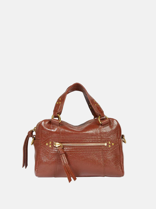 Lucky Bowling Mini in Goatskin Brown