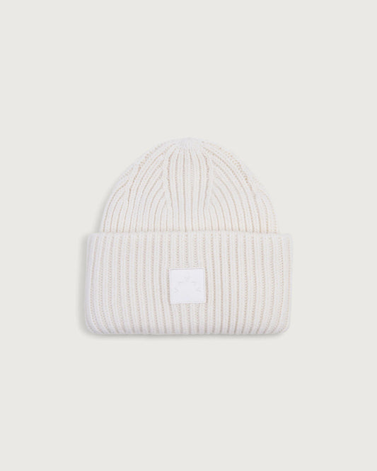 Cresta Rib Beanie in Egret