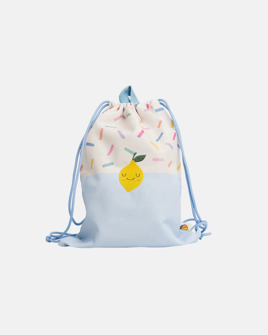 Drawstring Bag Confetti in Blue