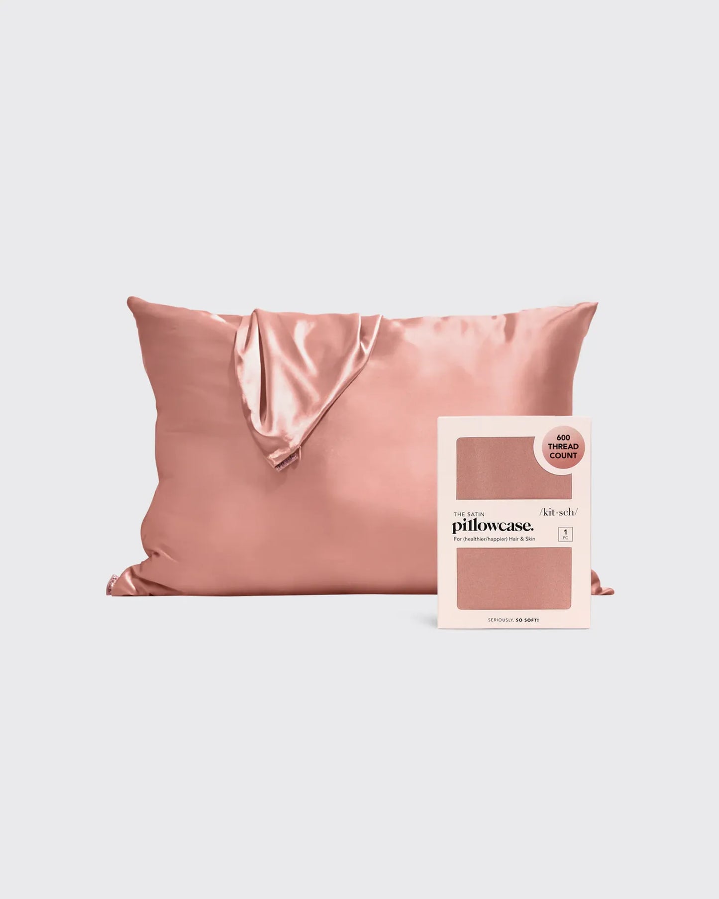 Satin Pillowcase in Terracotta
