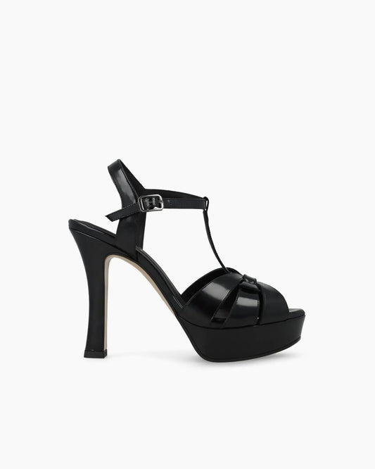 Taran Platform Heel in Black