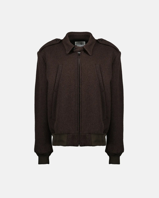 Wool Jacket in Brown
