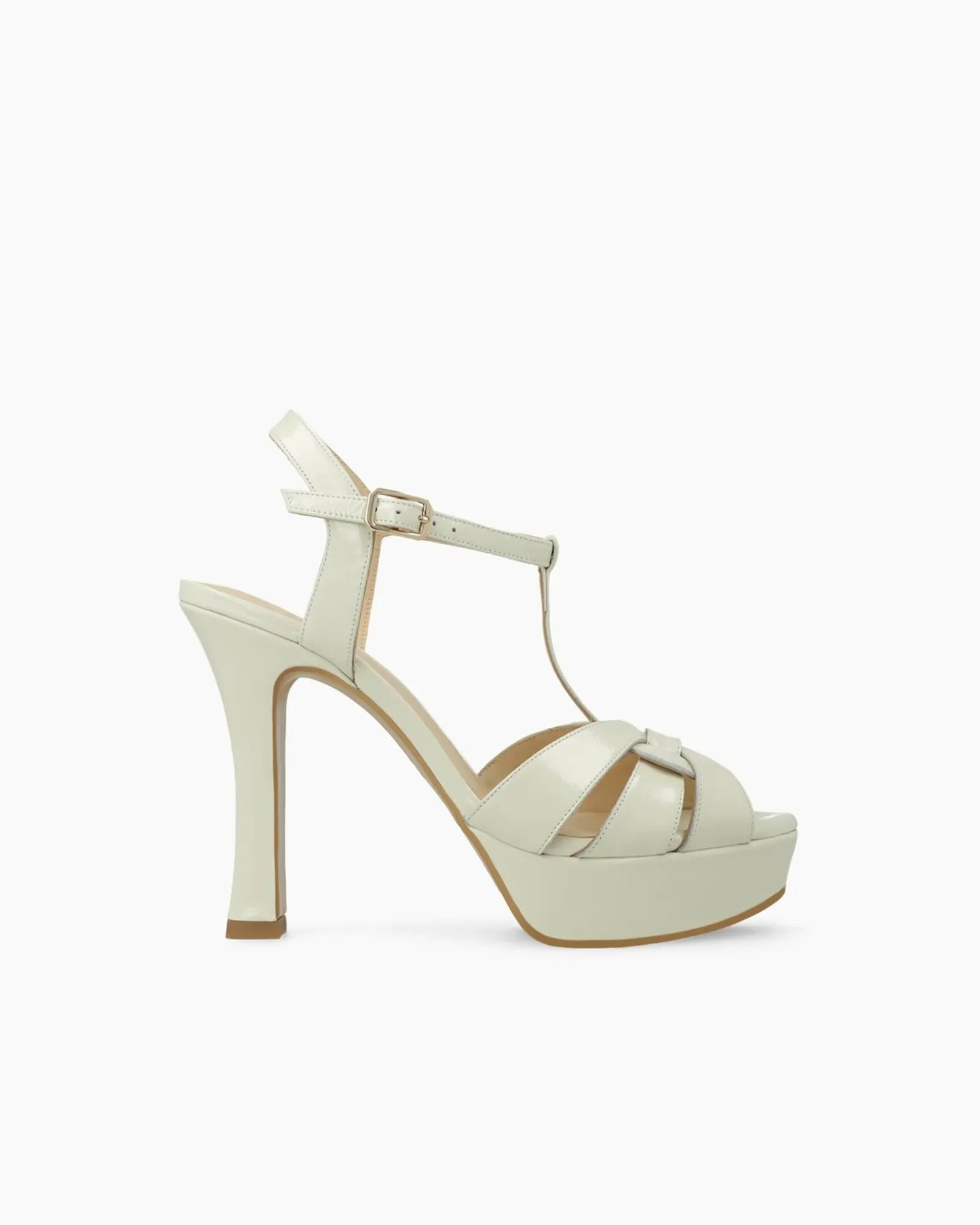 Taran Platform Sandal in Cream