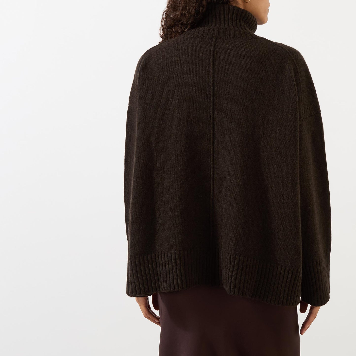 William Turtleneck Jumper in Chocolate