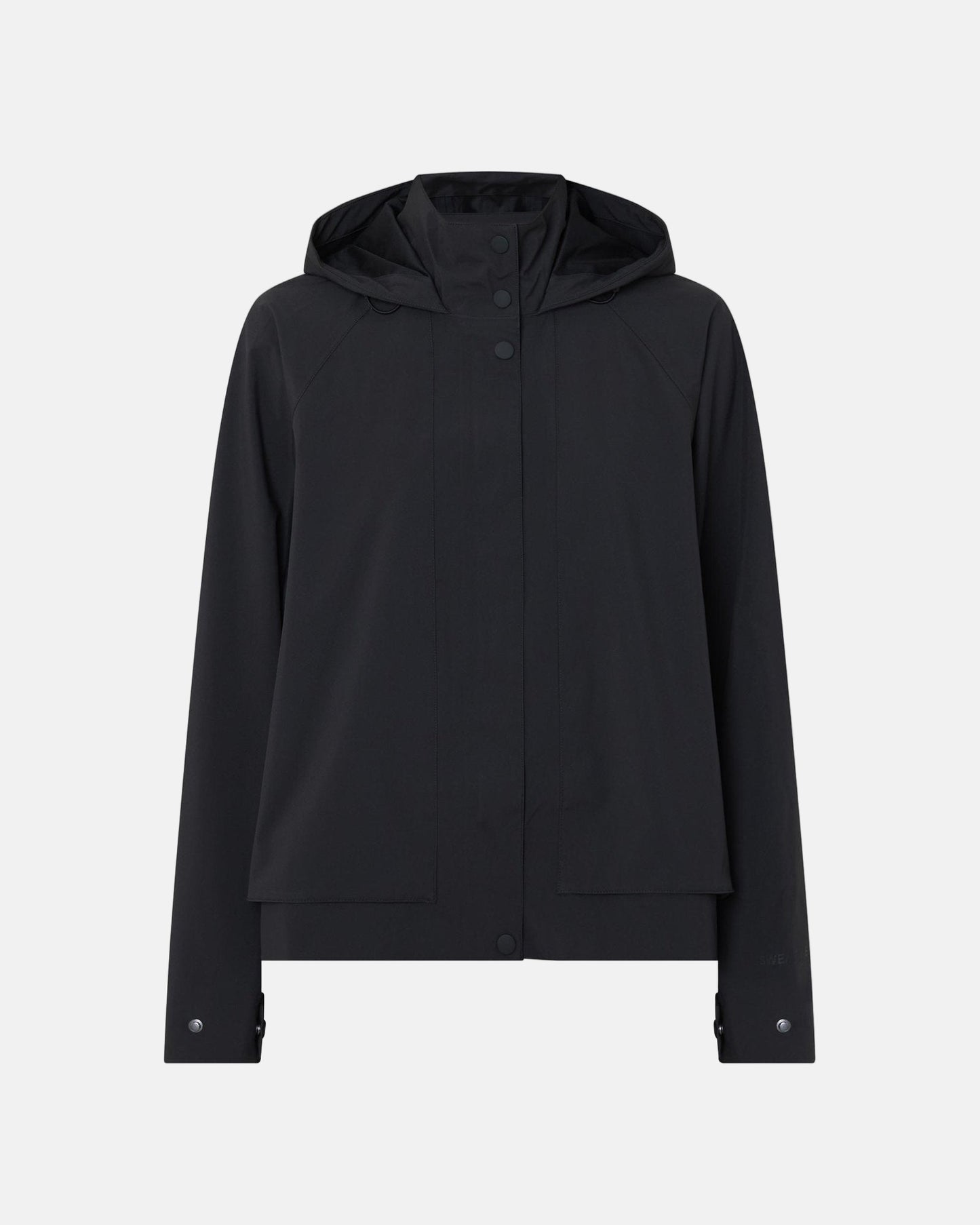 Motion Waterproof Cropped Parka in Black