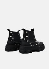 Cleated Low Chelsea Boot in Printed Pelinova