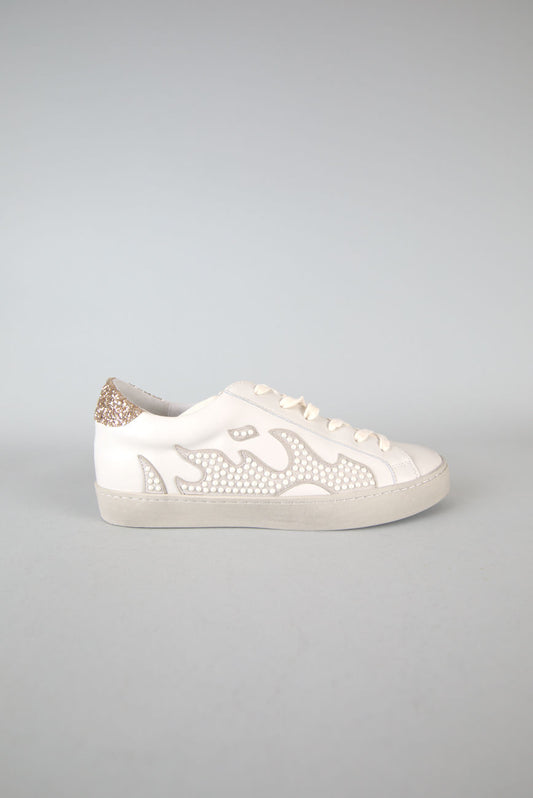Gamin Sneakers in Blanco White
