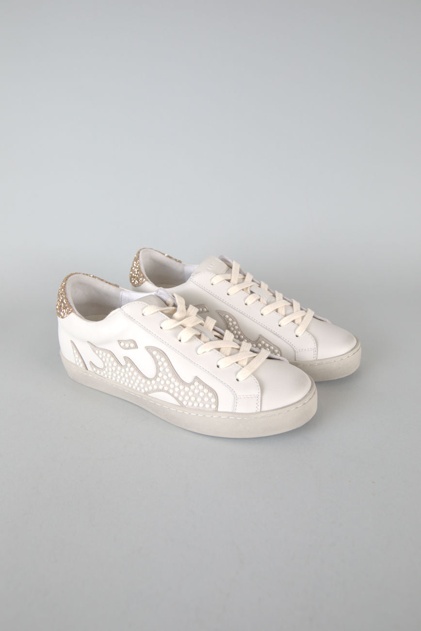 Gamin Sneakers in Blanco White