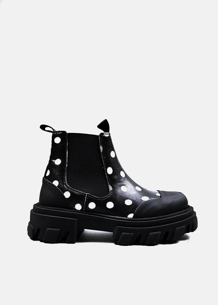 Cleated Low Chelsea Boot in Printed Pelinova