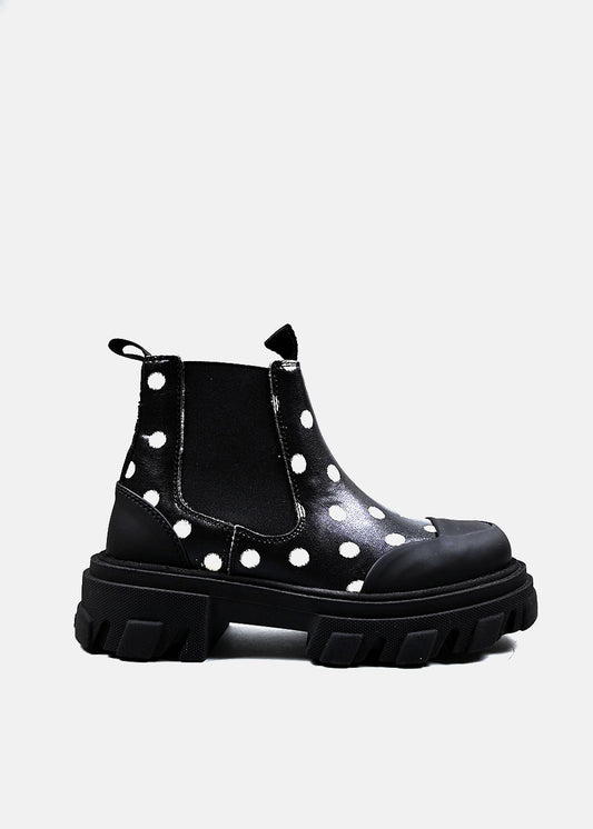 Cleated Low Chelsea Boot in Printed Pelinova