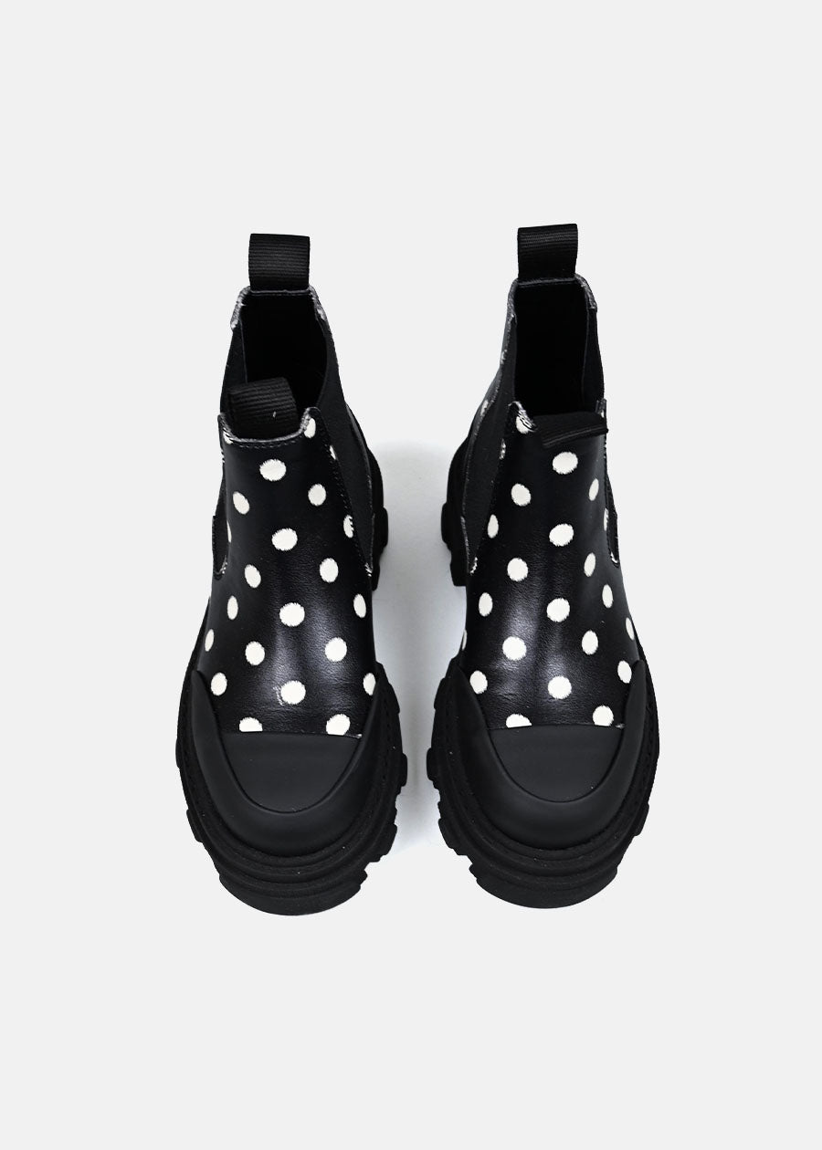 Cleated Low Chelsea Boot in Printed Pelinova