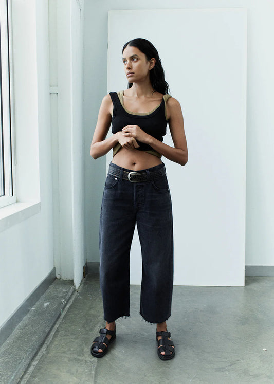 AYLA RAW HEM CROP - BRONZON - CITIZENS
