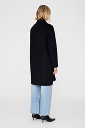 Portia Coat in Black Cashmere Blend