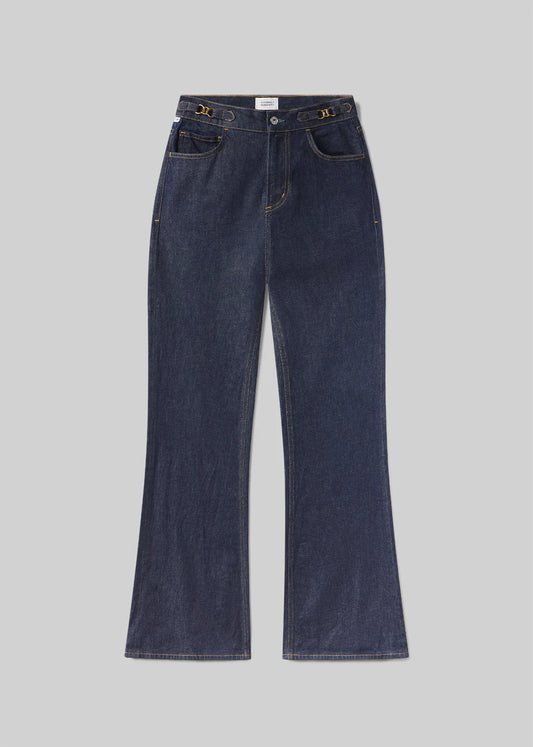 Kimberly Flare with Horsebit in Helia