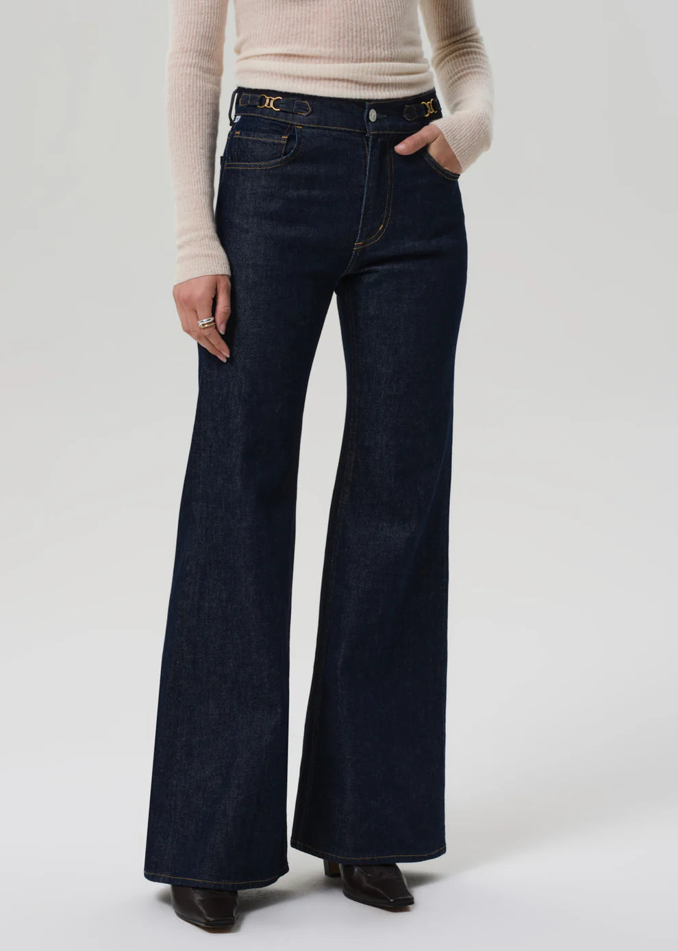 Kimberly Flare with Horsebit in Helia