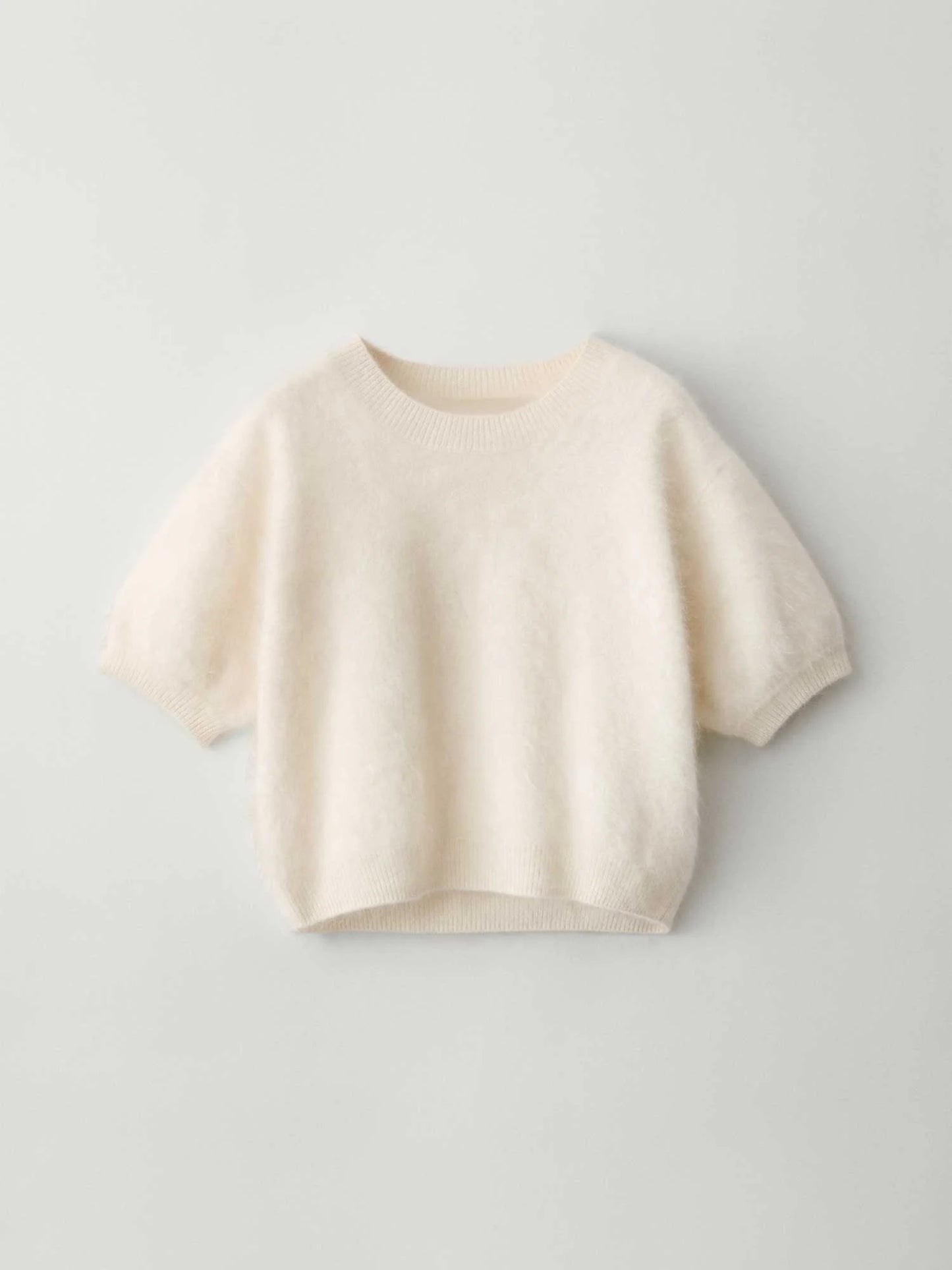 Juniper Sweater in Cream Brushed