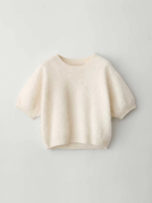 Juniper Sweater in Cream Brushed