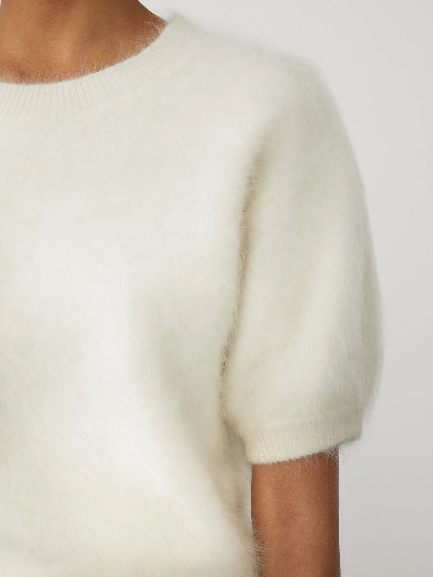 Juniper Sweater in Cream Brushed