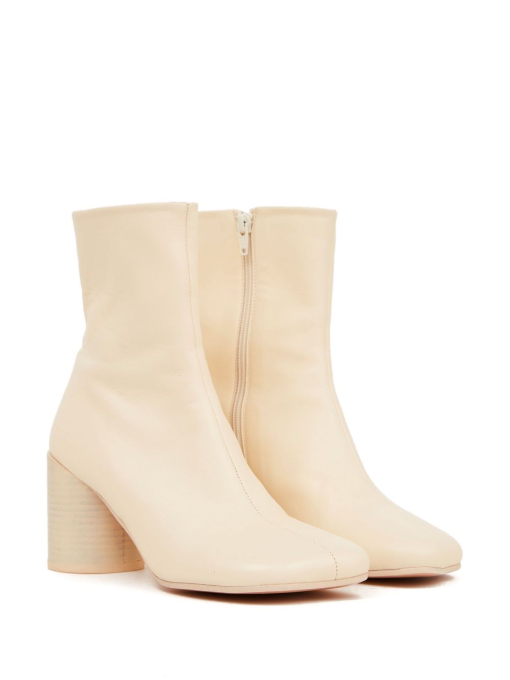 CREAM ANATOMIC ANKLE BOOT - MM6