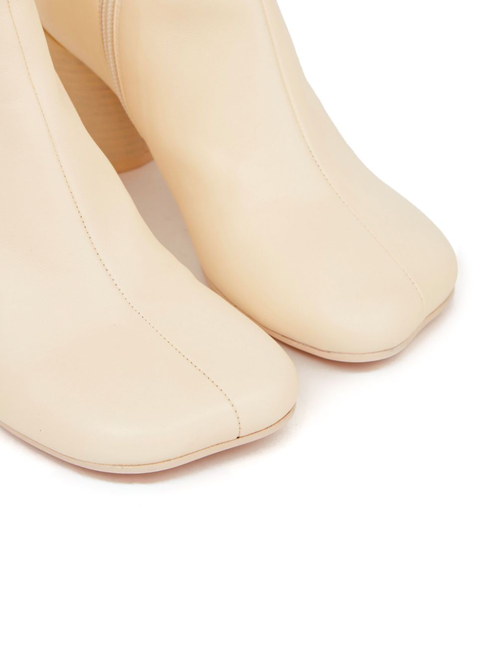 CREAM ANATOMIC ANKLE BOOT - MM6