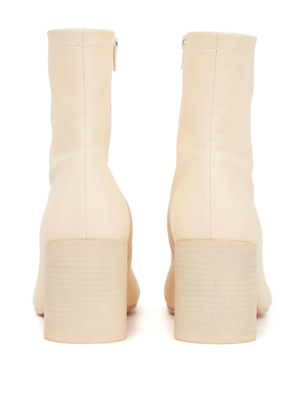 CREAM ANATOMIC ANKLE BOOT - MM6