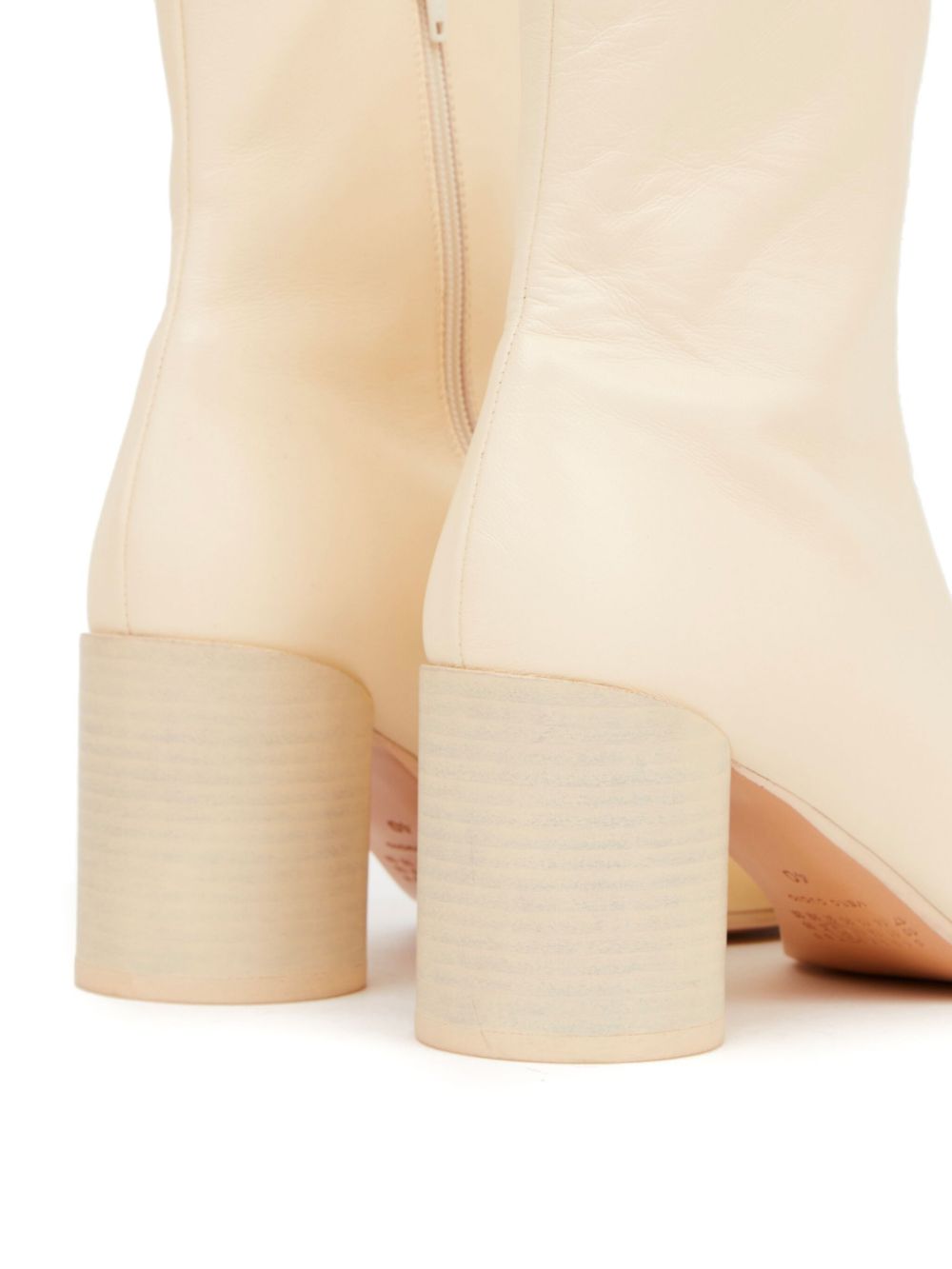 CREAM ANATOMIC ANKLE BOOT - MM6