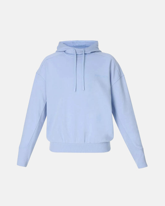 Revive Rib Mix Hoodie in Glacier Blue