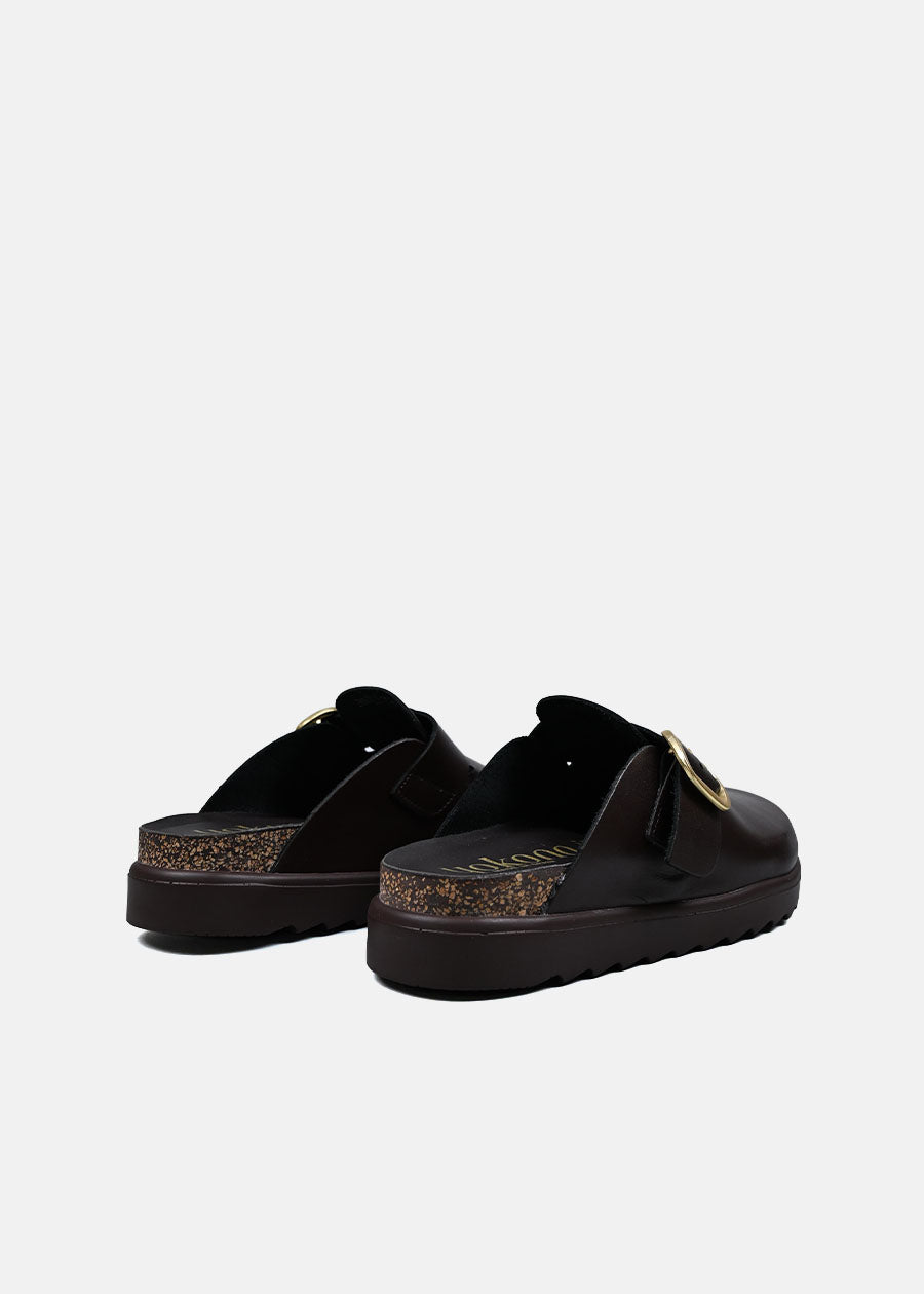 Barcelona Clogs in Brown