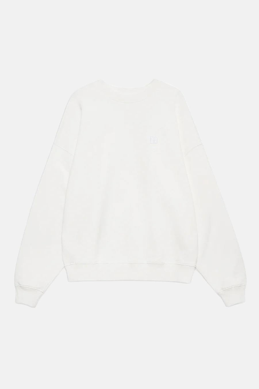 Miles Sweatshirt Framed Monogram  in Off White