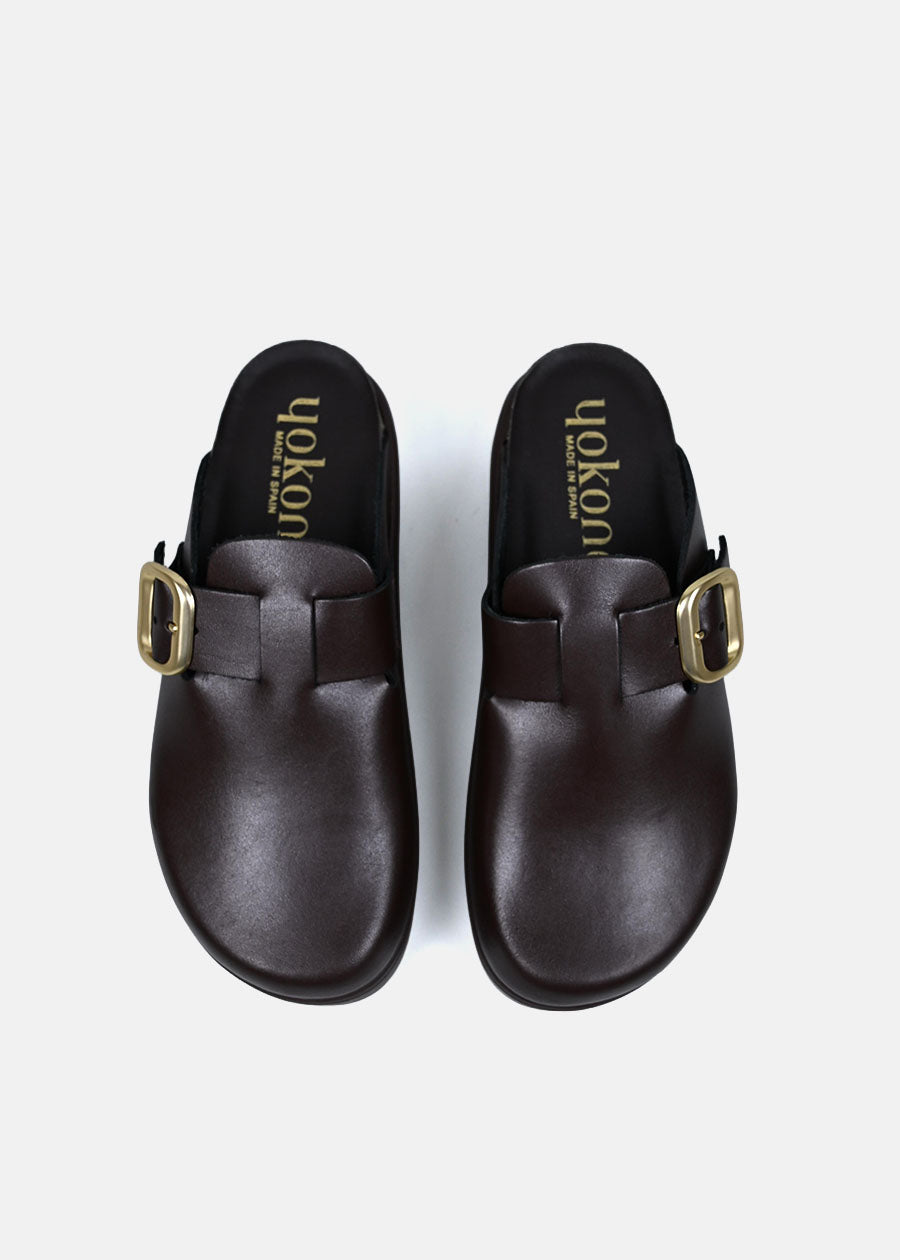 Barcelona Clogs in Brown