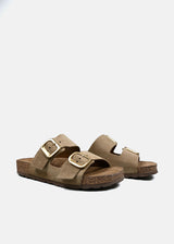 Seville Sandals in Mushroom
