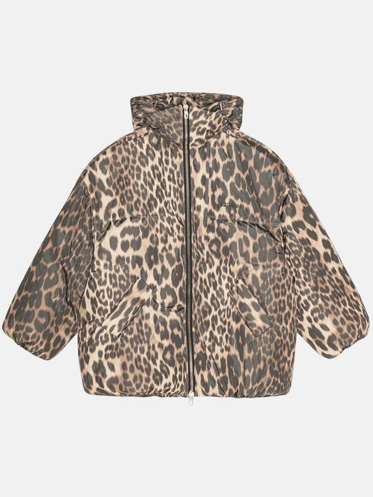 Leopard Puffer Jacket
