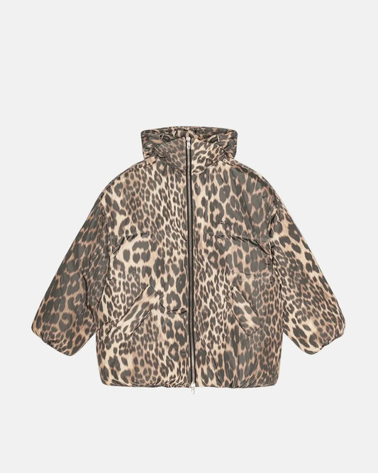 Leopard Puffer Jacket