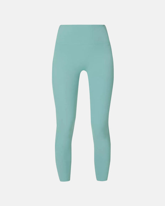 Ultimate Studio 7/8 Yoga Ribbed Leggings in Quartz Green