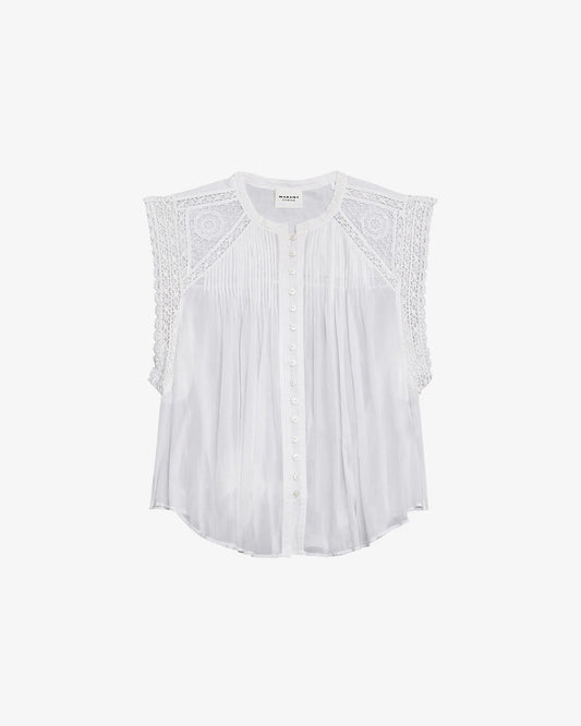 Gresia Top  in White