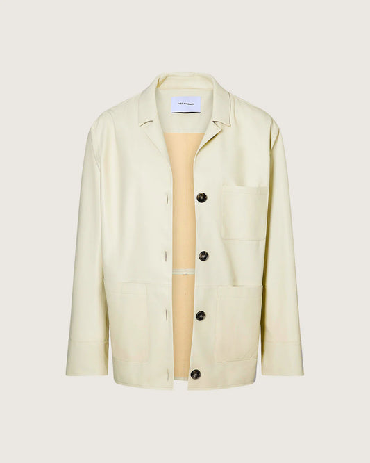 Leather Jacket in White