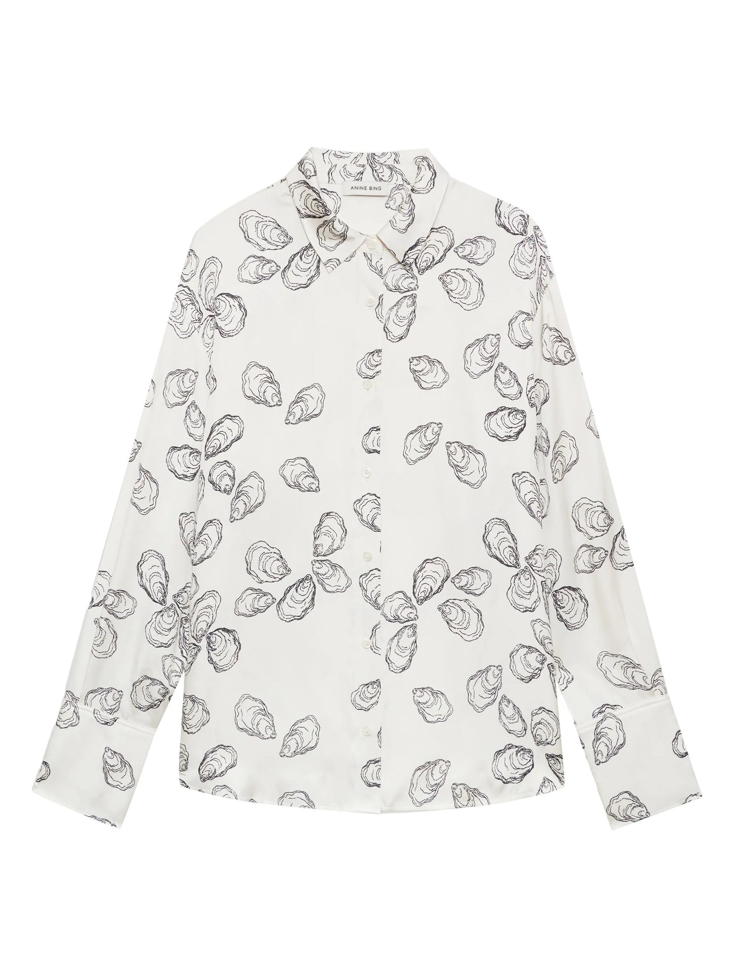 AVALON SHIRT - BONE OYSTER - ANINE BING
