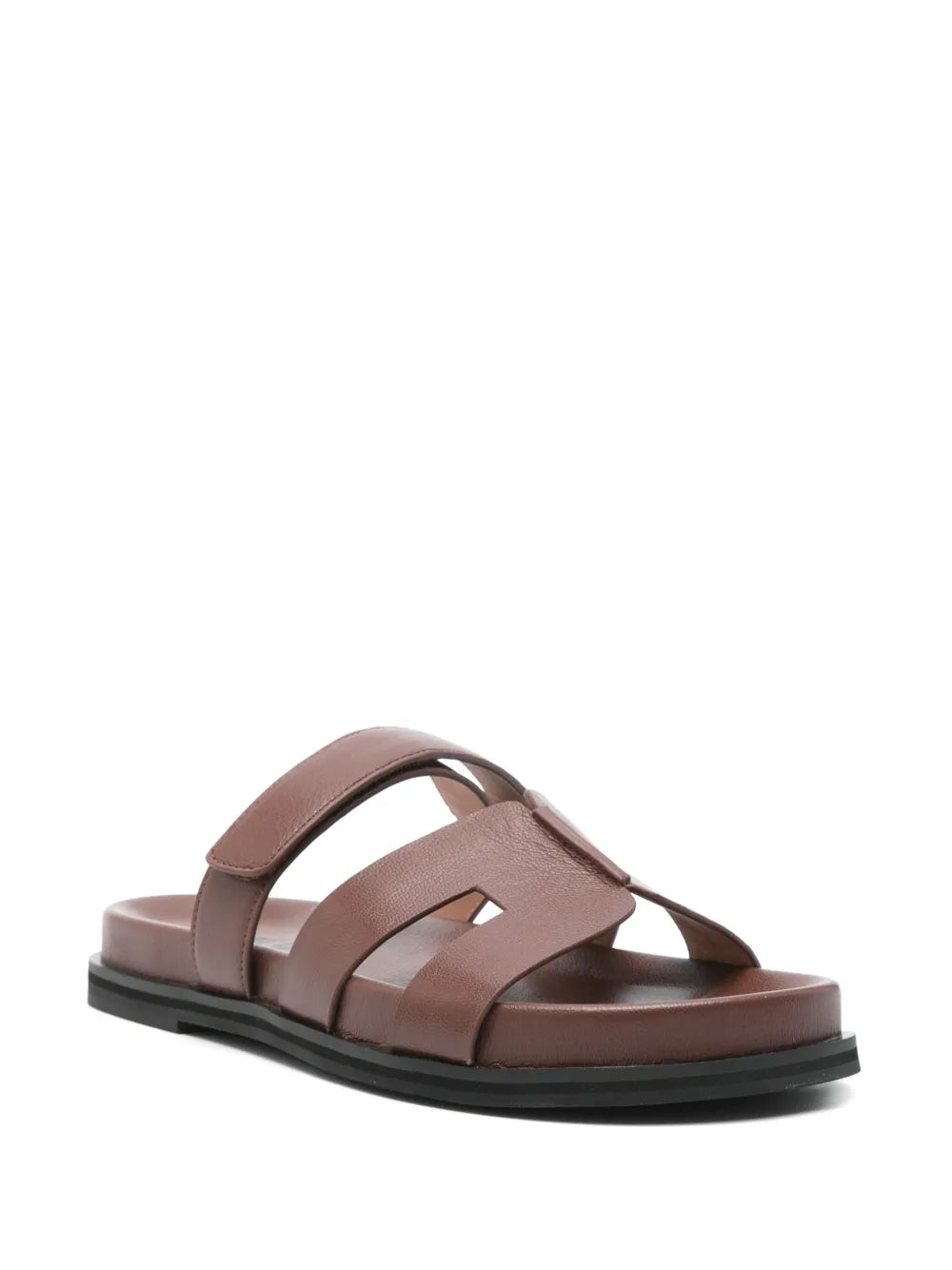 MINDY FLAT SANDAL - BROWN - BIBI LOU