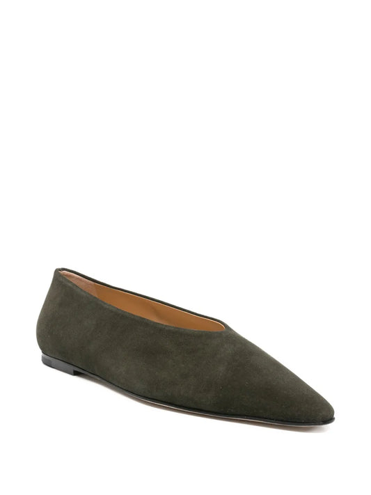 Topo Flats in Deep Forest Suede