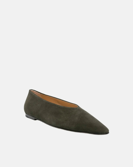 Topo Flats in Deep Forest Suede