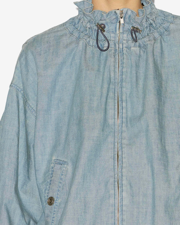 Plume Jacket in Blue