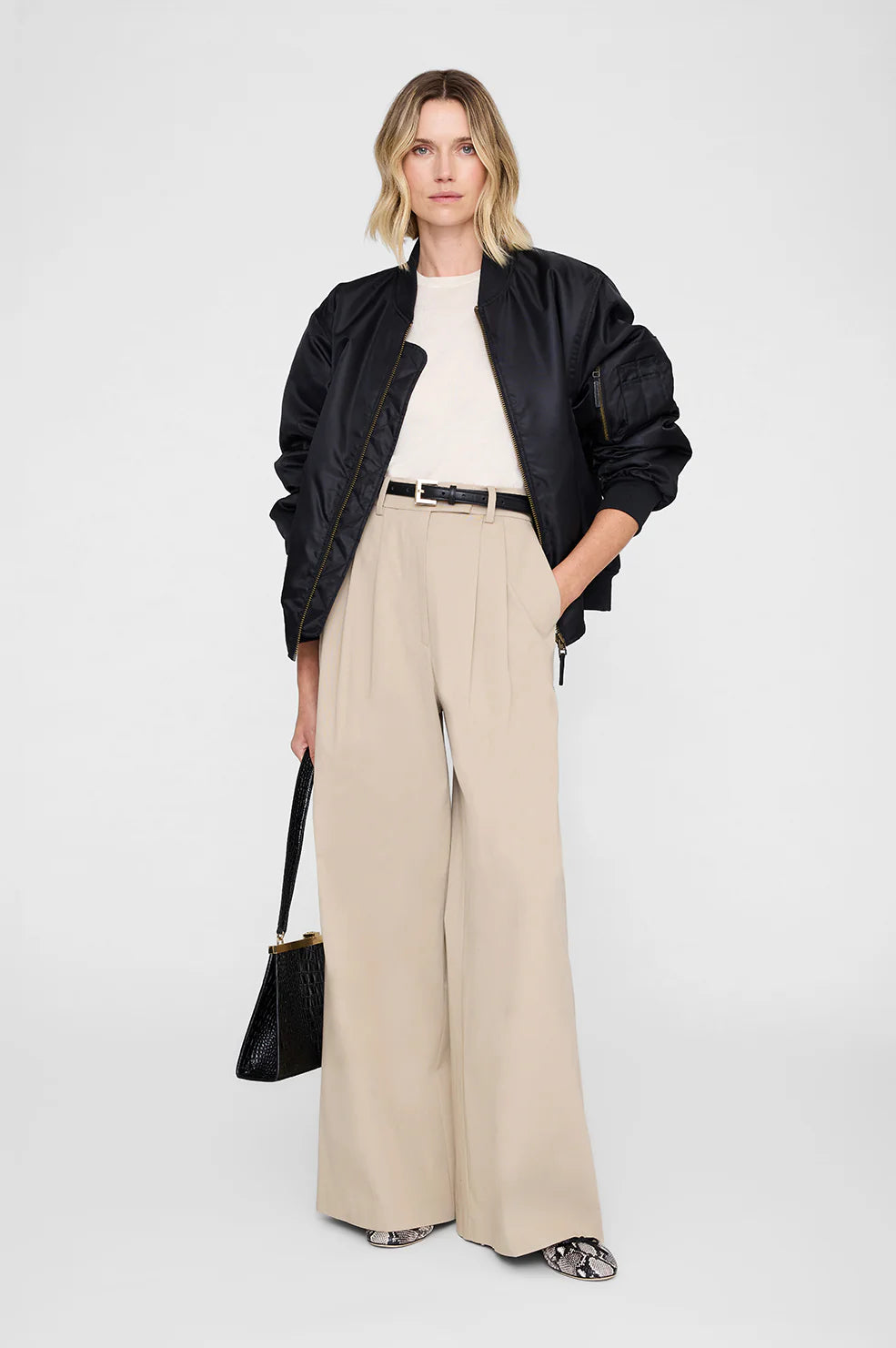Lou Trousers in Beige