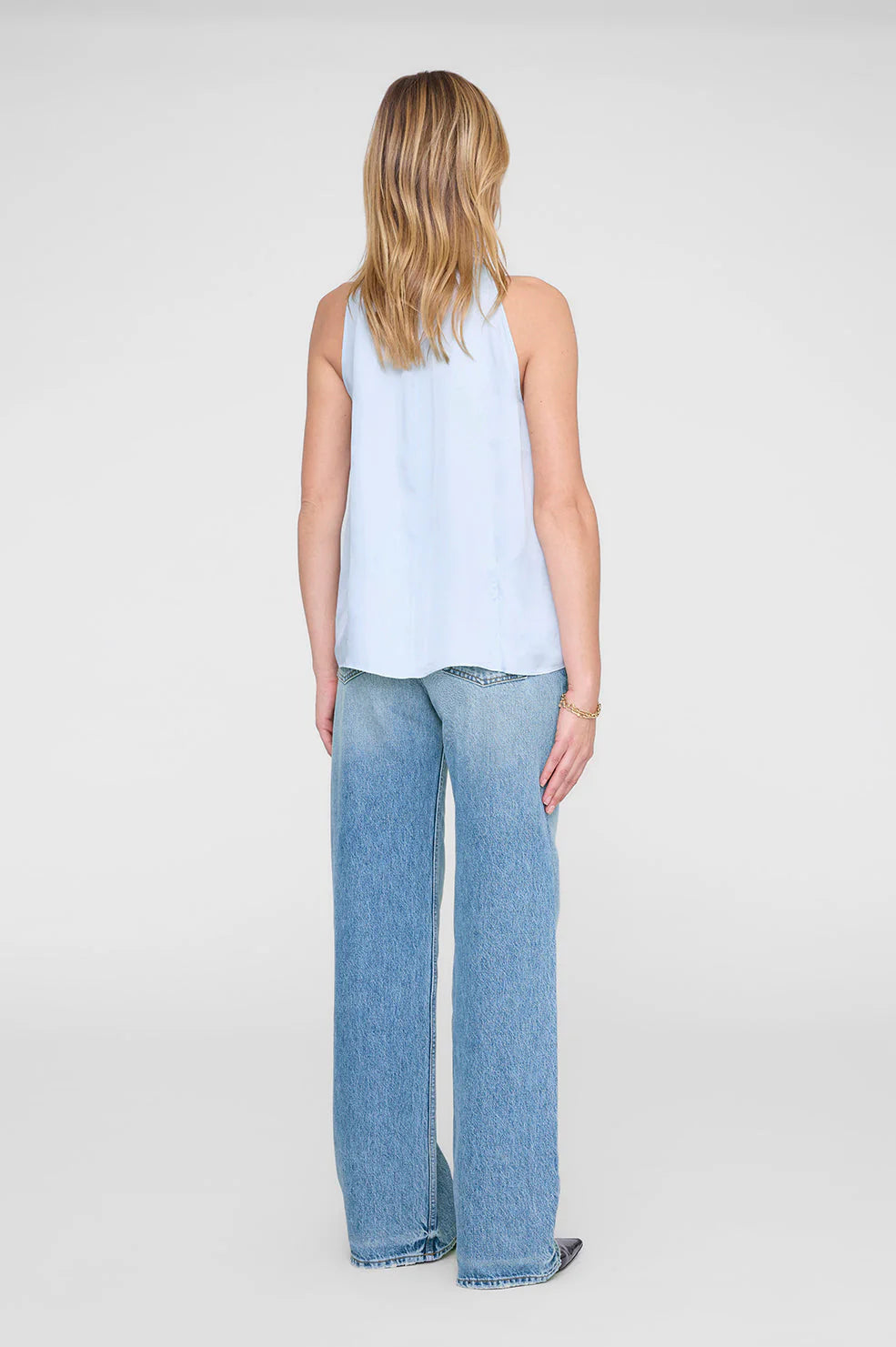 Marie Top in Pale Blue