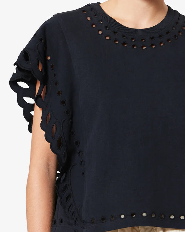 Odyle Top in Faded Black