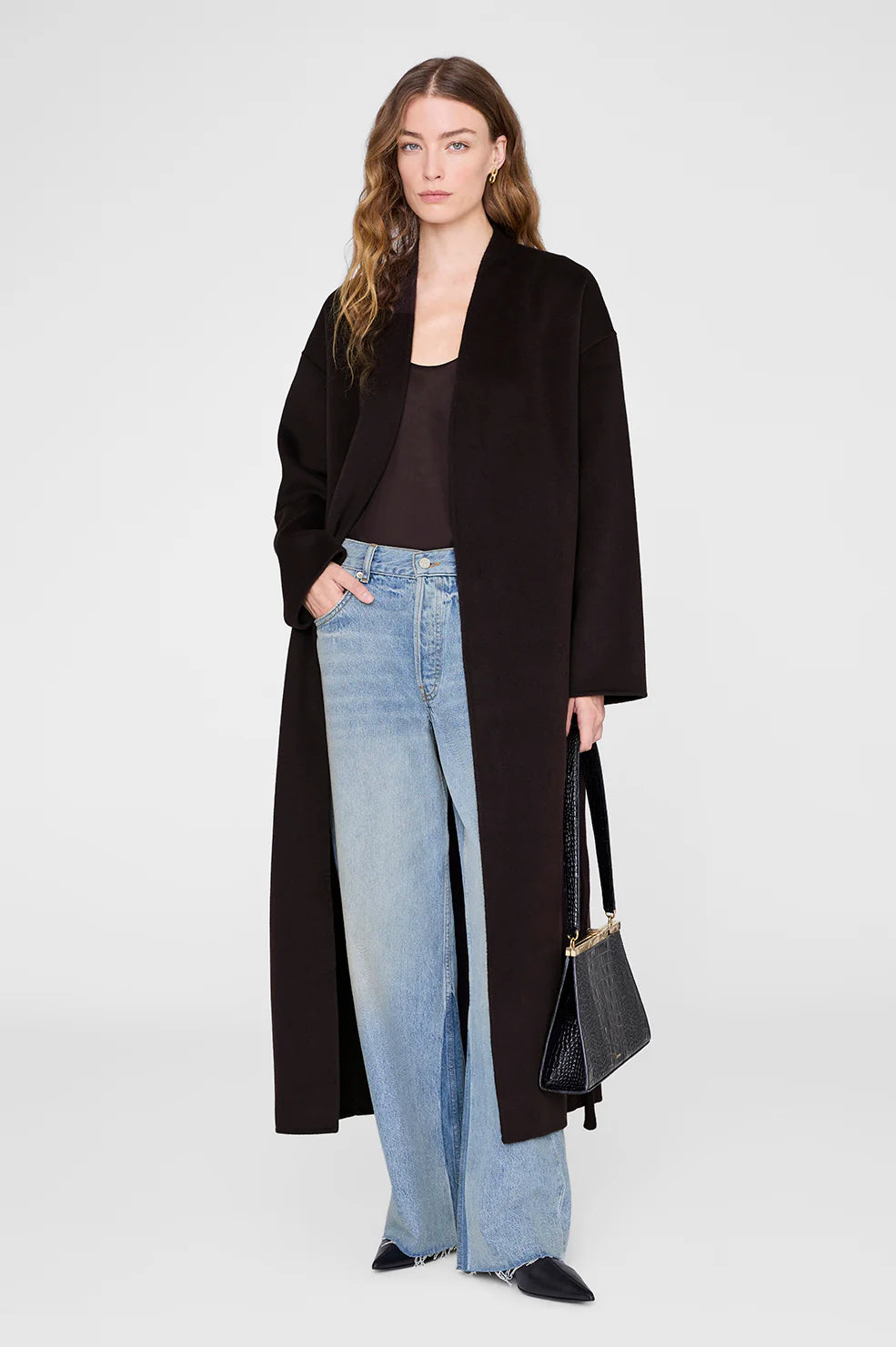 Lea Top in Deep Brown