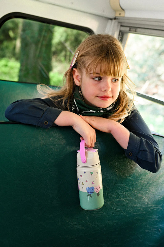 Stainless Steel Bottles with Dancing Hearts