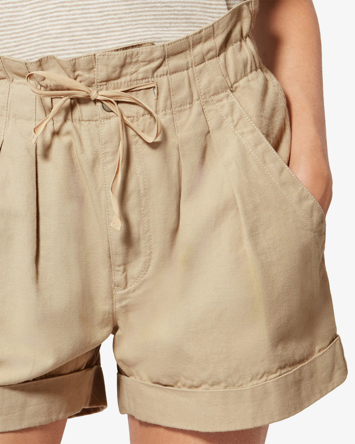 Nirma Shorts in Beige